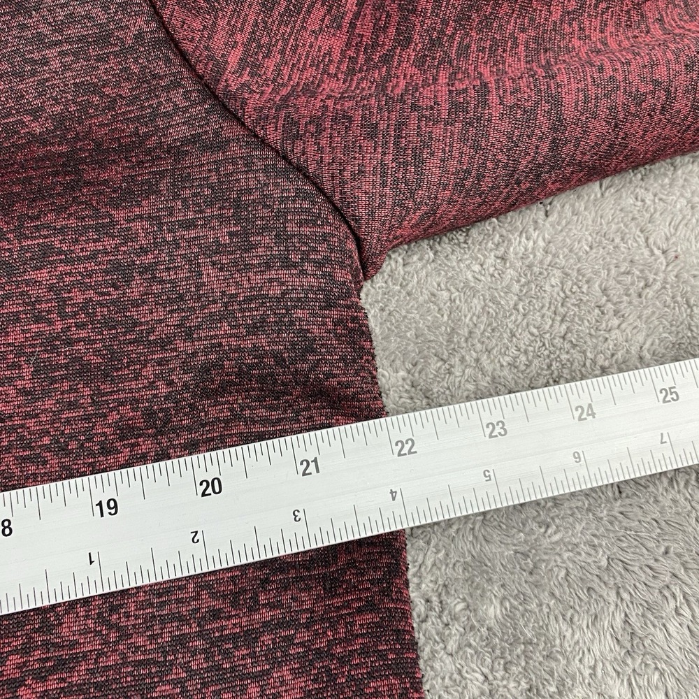 Range Fleece Full Zip Hoodie Sweatshirt Mens Large Red Black Pattern - Picture 7 of 16